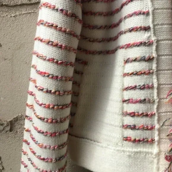 THE GREAT The Monster Fuzzy Multiple Tone Cardigan I Size 1 US - 4-6 S - Picture 10 of 13